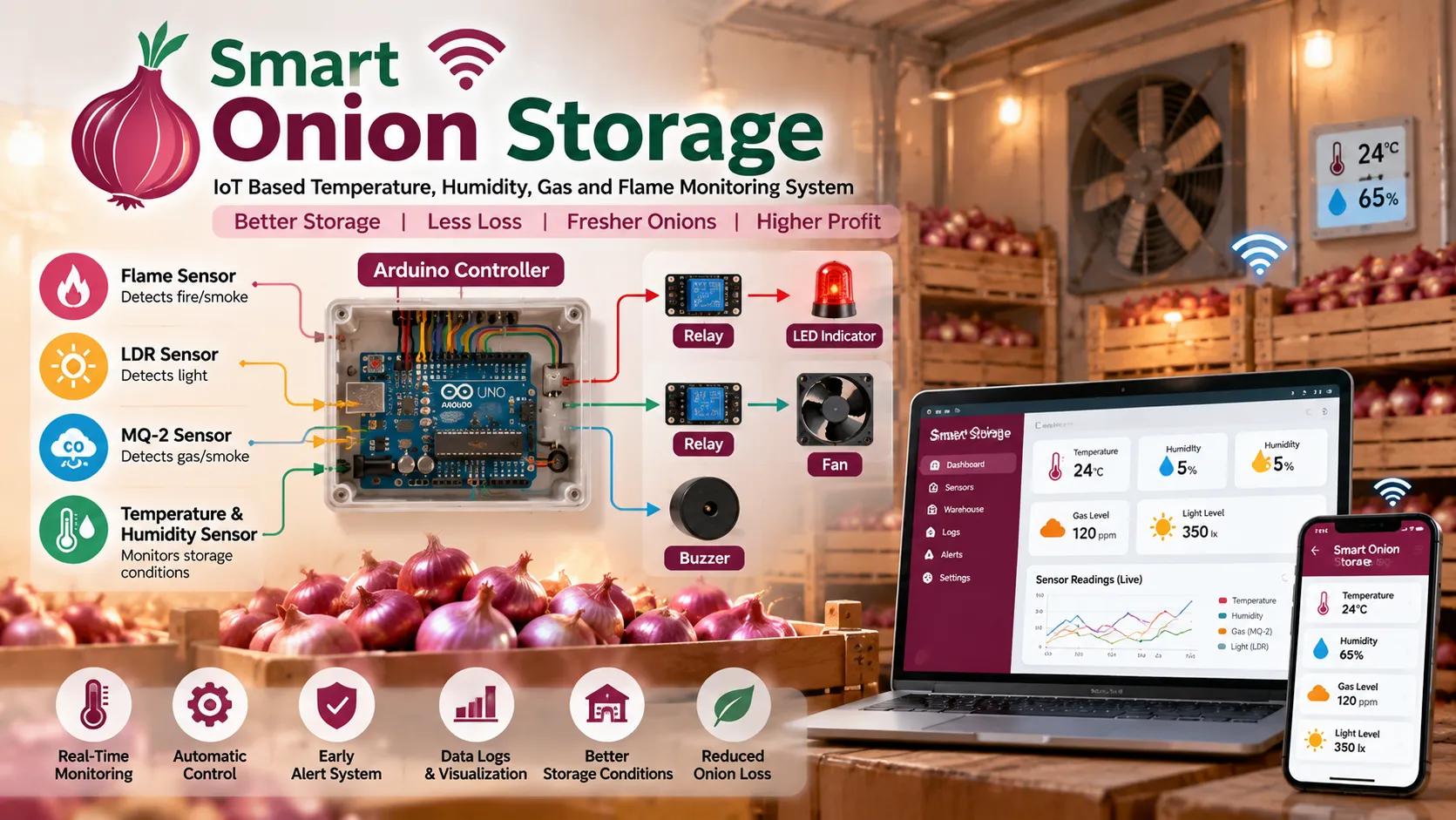 Smart Onion Storage System